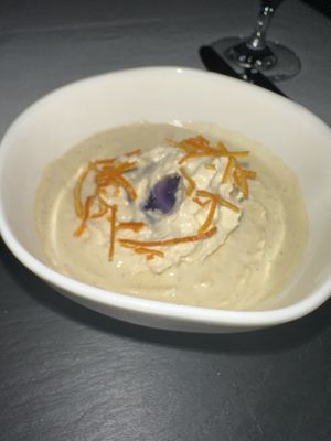 Sunchoke soup!  at Elizabeth's in Washington