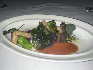 Mushroom entree   at Elizabeth's in Washington