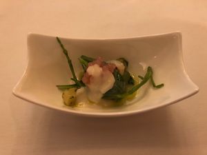 Yellow Watermelon Tartare at Elizabeth's in Washington