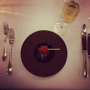 Heirloom Tomato Consommé  at Elizabeth's in Washington