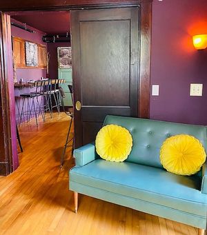 bar rooms at Project Social Kitchen & Bar in Bar Harbor