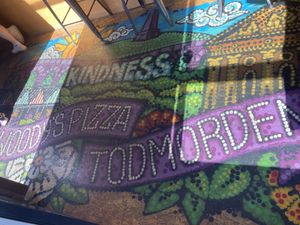   at Woody's Pizza in Todmorden