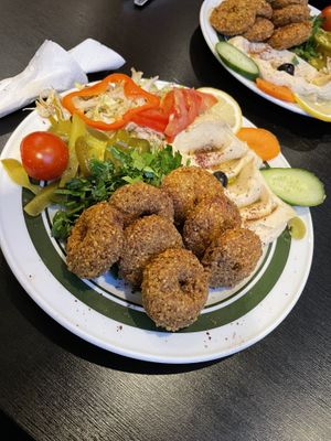 Falafel plate - Layalina, Bremen  at Layalina in Bremen