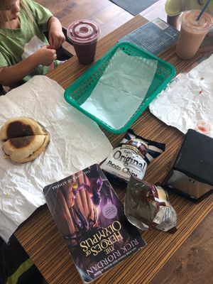 Smoothies and sandwich at Alaskan Treehouse Cafe in Seekonk