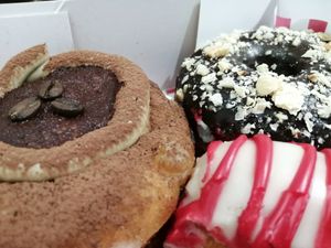 Christmas doughnuts at Future Doughnuts in Bristol