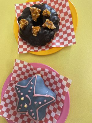 Starfish and peanut crunch  at Future Doughnuts in Bristol