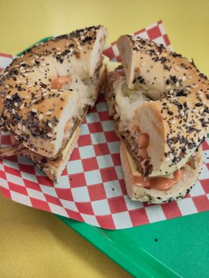Reuben bagel at Future Doughnuts in Bristol