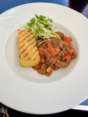 Ratatouille with Polenta  at Havfruen in Copenhagen