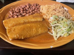 Spinach Enchiladas   at Mi Mexico Family Mexican Restaurant in Ouray