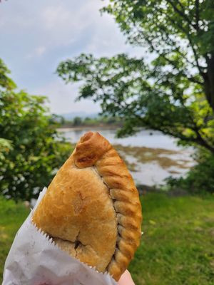 Vegan Pasty at The Port Cafe in Porthmadog