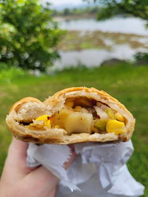 Vegan Pasty at The Port Cafe in Porthmadog