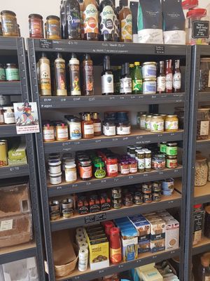 Vegan products at All Good in the Hood in Whitley Bay