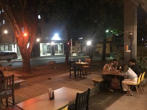 Outside at Antonieta in Brasilia