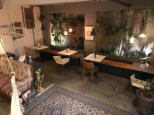 Downstairs at Marilda Café in Brasilia