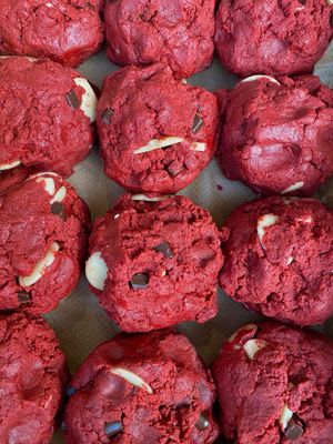 Red velvet  at Maple & Dough in Guisborough