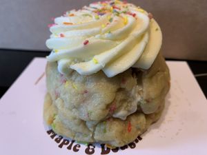 Birthday cake   at Maple & Dough in Guisborough