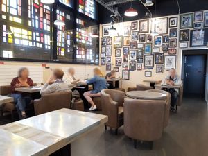 Interior at Bagelstein in Fribourg