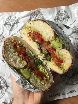 "Joséphine" Bagel at Bagelstein in Fribourg