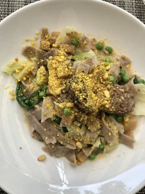 Main course: GranAlpin-Pizzoccheri at Kurhaus Bergün in Bergun