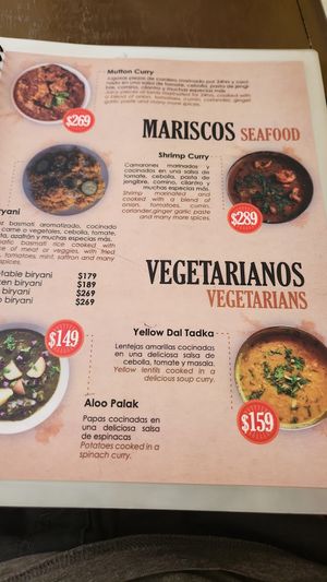  at Aryan Indian Food in Playa Del Carmen