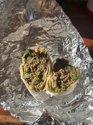 Jerk beyond meat burrito!   at Street Taco VII in Troy