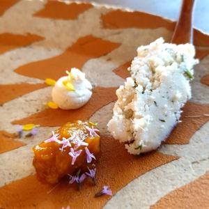 various fermented spreads at Qyun Fermented Cafe 큔 in Seoul