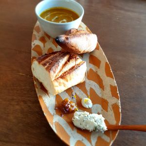 soup set at Qyun Fermented Cafe 큔 in Seoul