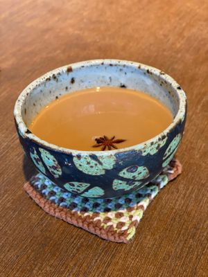 Delicious chai at Qyun Fermented Cafe 큔 in Seoul