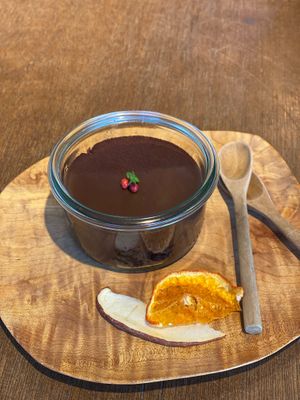 Chocolate mousse (seasonal) at Qyun Fermented Cafe 큔 in Seoul