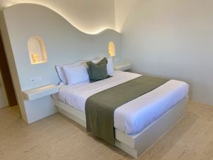 Bed at Mod Santorini in Santorini