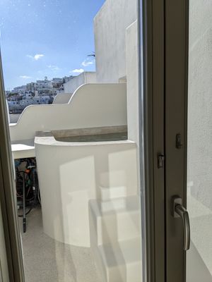 Jacuzzi view from Beta Suite at Mod Santorini in Santorini