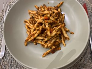 yummy pasta at Mod Santorini in Santorini