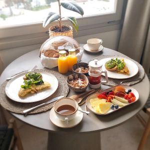 Complimentary in-room breakfast at Mod Santorini in Santorini
