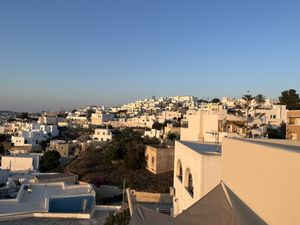 View from the roof terrace   at Mod Santorini in Santorini