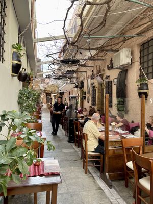   at Taverna Stavros in Crete