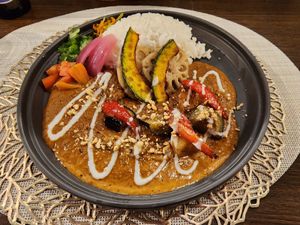 Curry, still not hot enough! at Tropical Massaman in Chatan