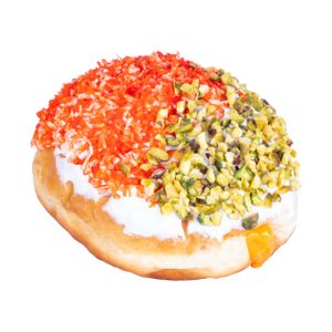 The Vegan Orange, Coconut and Pistachio One at The Crazy Baker in Swansea