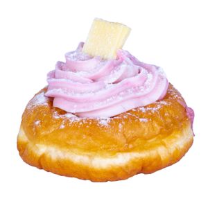 The Vegan Raspberry & White Chocolate One at The Crazy Baker in Swansea