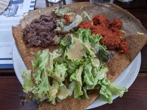 Crêpe Jardinière 🌿 at Pti Breizh in Hamburg