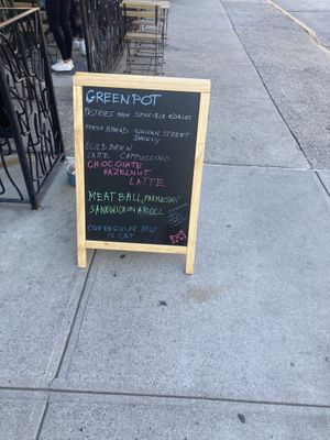 Signage  at GreenPot in Brooklyn