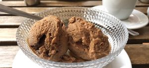 Vegan salted caramel gelato   at A Casa di Alessia in Otley