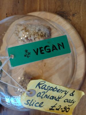 Vegan cakes and slices at Bloomfield Square in Otley