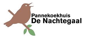 The logo at Pannekoekhuis De Nachtegaal in Rotterdam