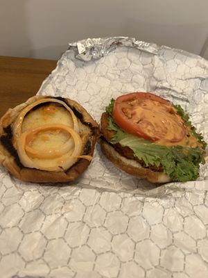 nashville hot chicken sandwich   at Solár: A Vegan Eatery in Tempe