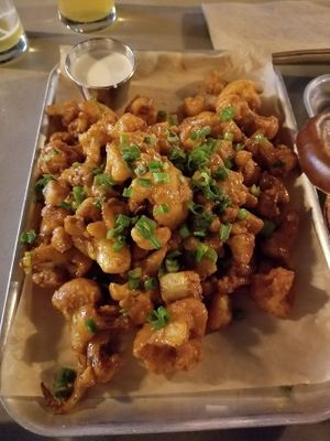 Large Order of Cauliflower Wings - Sweet and Spicy at BrewDog in New Albany