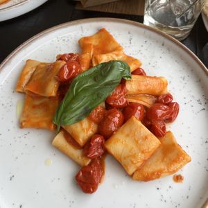 pasta with tomato saucee  at Ristorante Pizzeria Bellavie in Pompei