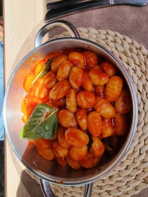 Vg gnocchi pomodoro at Ristorante Pizzeria Bellavie in Pompei