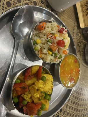   at Govindas in Almaty