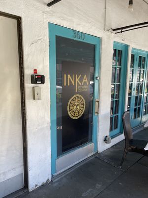 Outside #Veganuary at Inka in Palm Springs