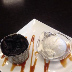 Vegan Chocolate Fondant at Ludens Express - Industrial Zone in Raanana